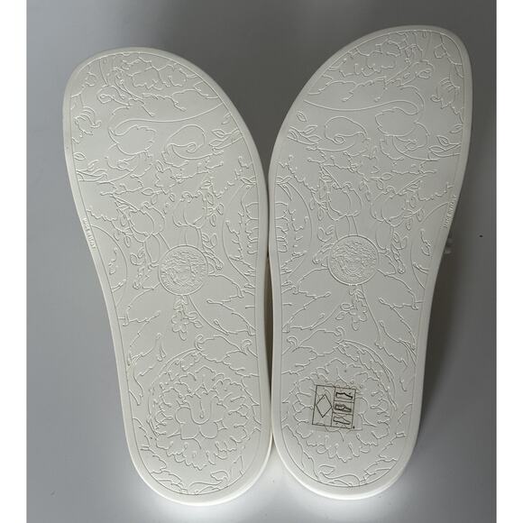 NIB $425 Versace Medusa Head Slides Sandals White 10 US (40 Eu) DSR262CN IT - Picture 5 of 14